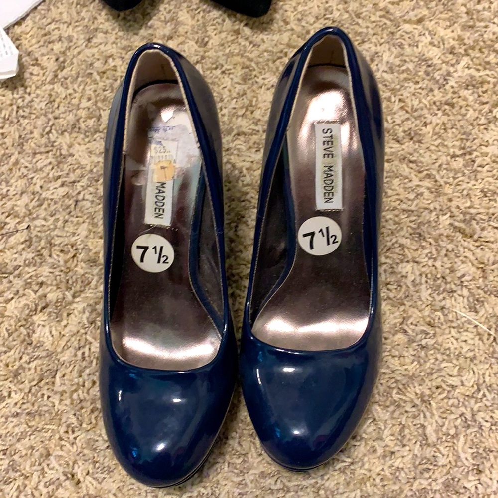 Royal blue heels